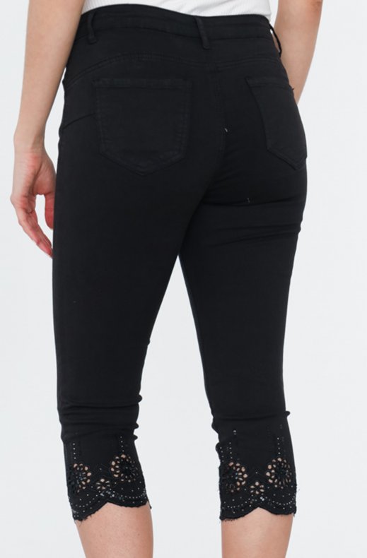 Mixed Brands - Capri Pant ON763 - Black