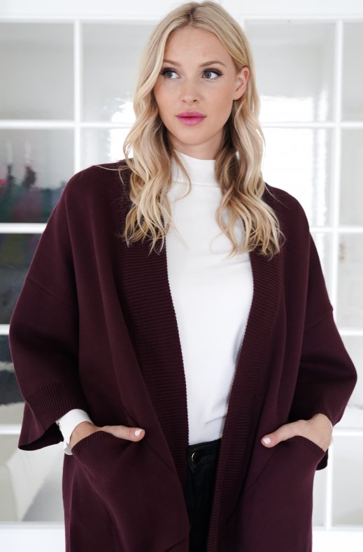 Mixed Brands - Cardigan 6378 - Bordeaux