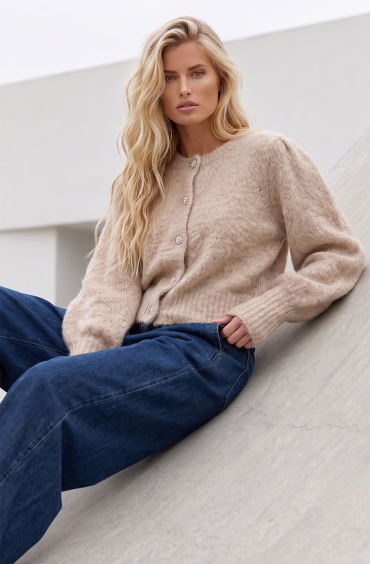 Mixed Brands - Cardigan GS2698 - Taupe