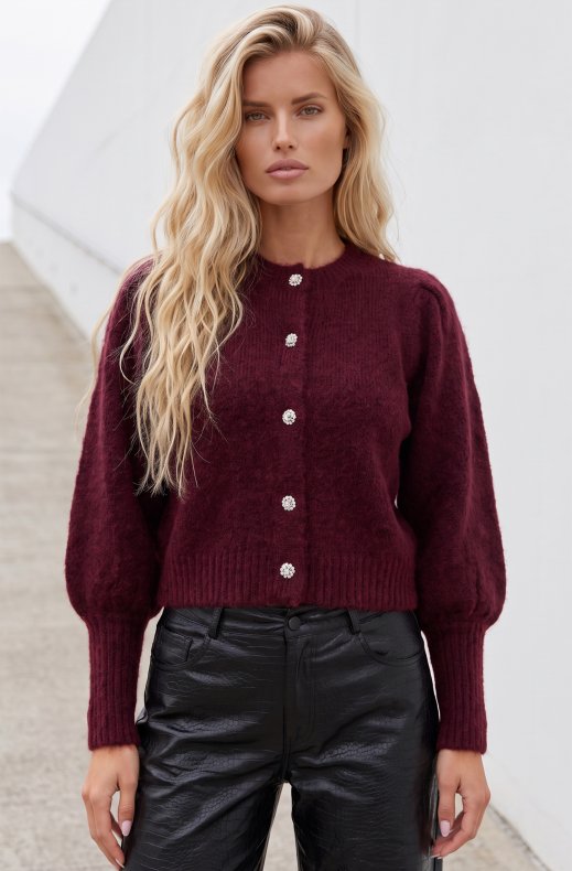 Mixed Brands - Cardigan GS2698 - Bordeaux
