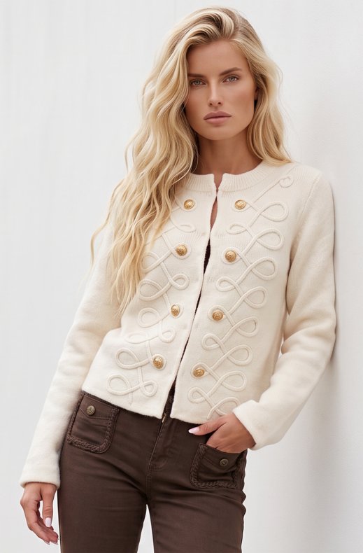 Mixed Brands - Cardigan TQ4415 - Beige