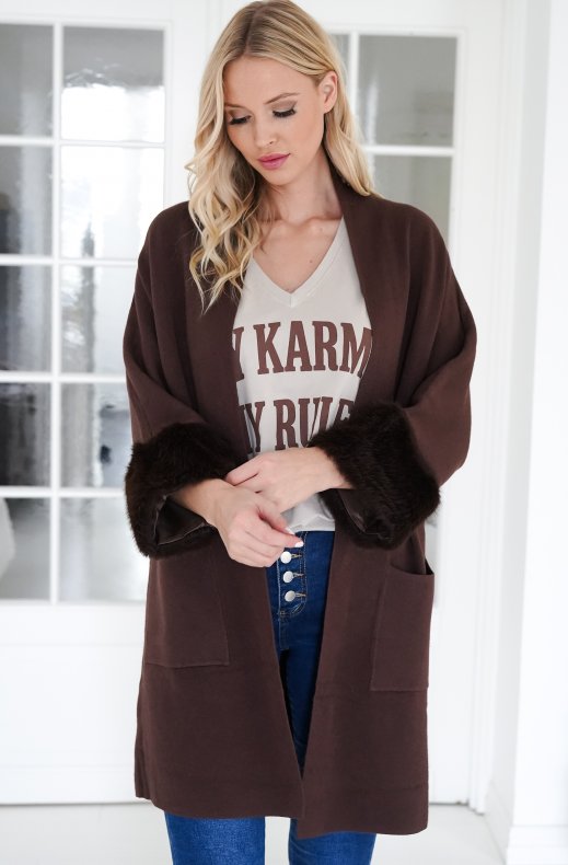 Mixed Brands - Tshirt My Karma My rules 6072 - Beige