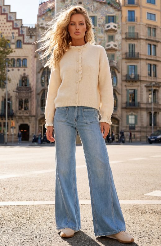 Mixed Brands - Cardigan YP1988 - Beige