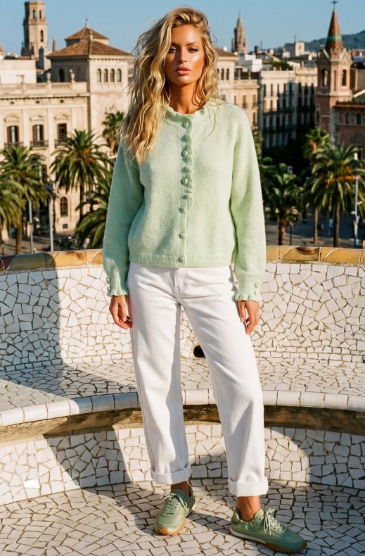 Mixed Brands - Cardigan YP1988 - Green