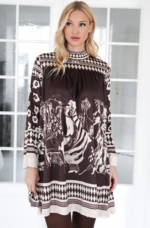 Mixed Brands - Dress 11599 - Brown