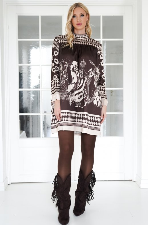 Mixed Brands - Dress 11599 - Brown