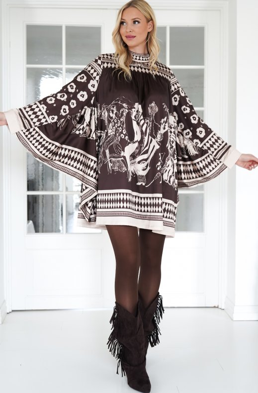 Mixed Brands - Dress 11599 - Brown