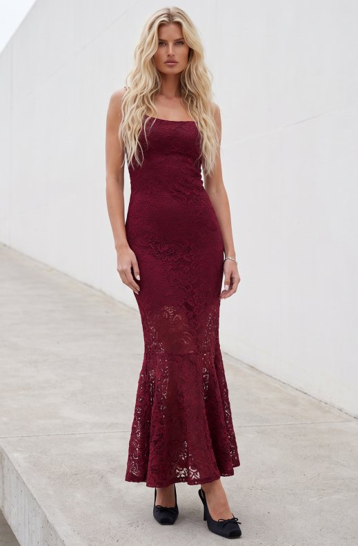 Mixed Brands Woman - Dress R16316 - Bordeaux