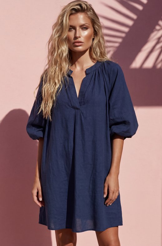 Mixed Brands - Cotton Dress 1857 - Marine