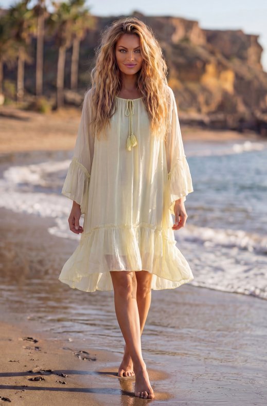 Mixed Brands - Dress 2197 - Yellow