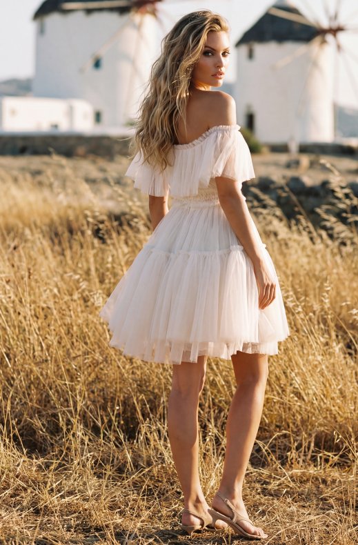 Mixed Brands - Dress 24010 - Ecru