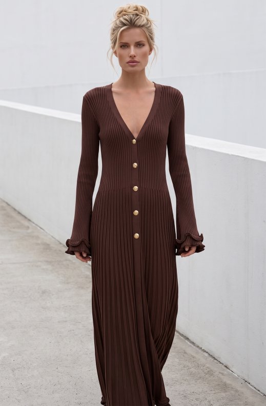 Mixed Brands - Dress 2708 - Choco