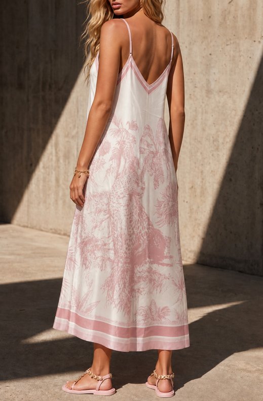 Mixed Brands - Cheetha Dress 010-316 - Pink