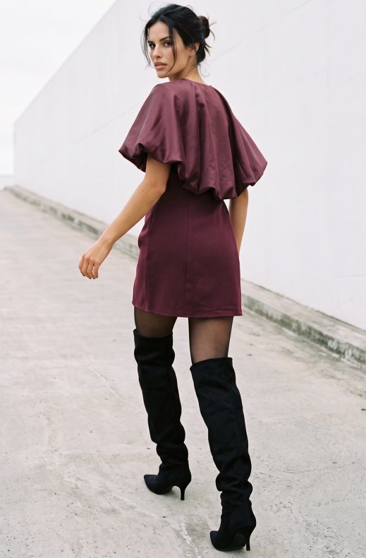 Mixed Brands - Dress PS9791 - Plum