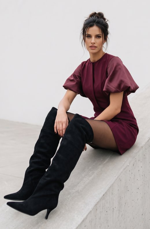 Mixed Brands - Dress PS9791 - Plum