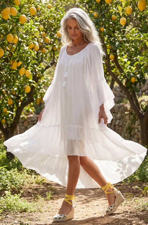 Mixed Brands - Embroidered Espadrille X5-518 - Yellow