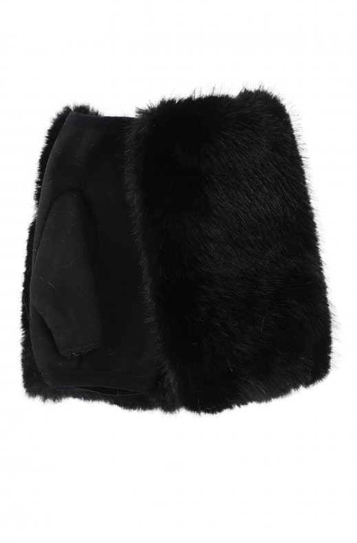 Mixed Brands - Hand Warmers Faux Fur 12052 - Black