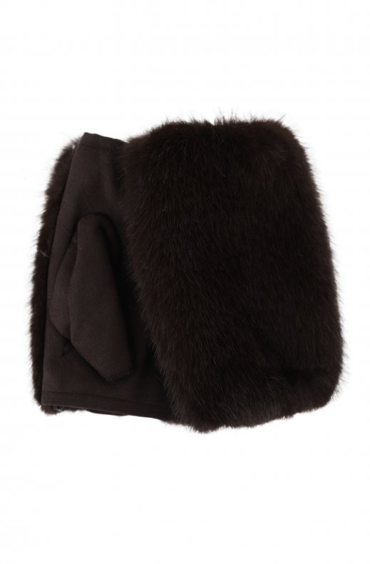 Mixed Brands - Hand Warmers Faux Fur 12052 - Brown