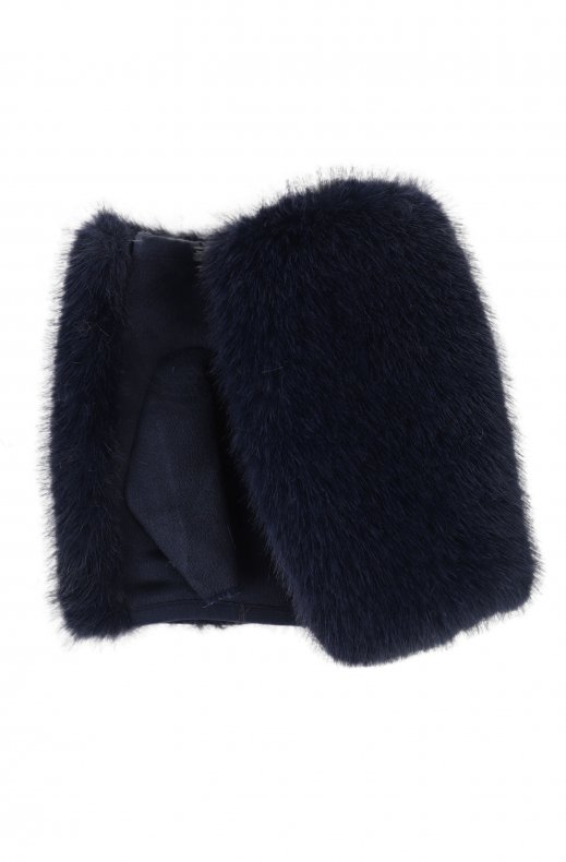Mixed Brands - Hand Warmers Faux Fur 12052 - Marine