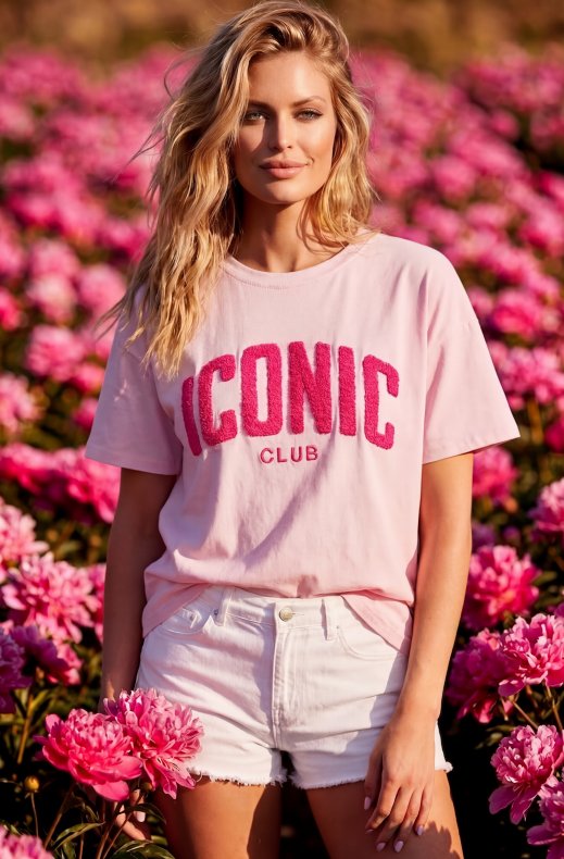 Mixed Brands - Tshirt Iconic 19313 - Rose