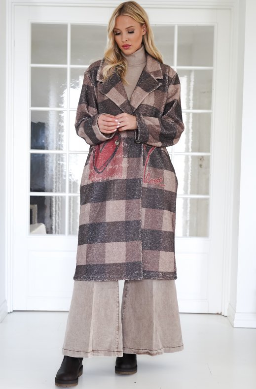 Mixed Brands - Soft Coat Cardigan 25678 - Amour Brown