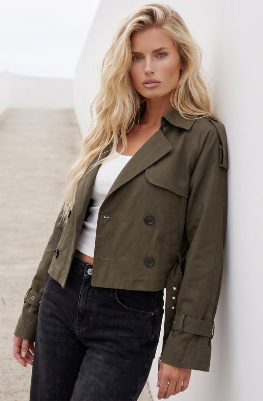 Mixed Brands - Short Trench WJ9153 - Khaki