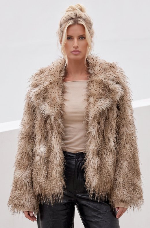 Mixed Brands - Faux Fur YV0631 - Taupe