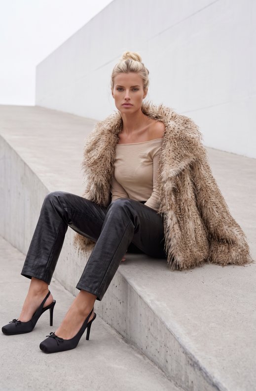 Mixed Brands - Faux Fur YV0631 - Taupe