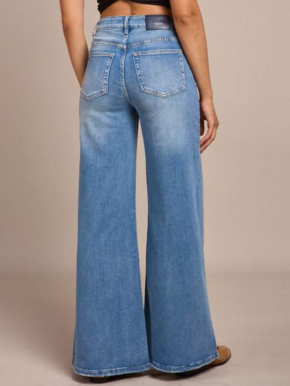 Mixed Brands - Wide Jeans21395 - Blue