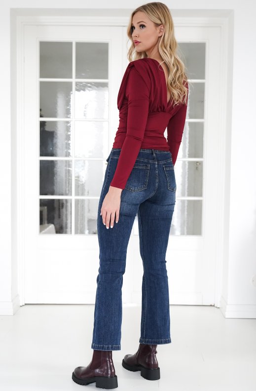 Mixed Brands - Chic Bootcut jeans 3046 - Dark Blue