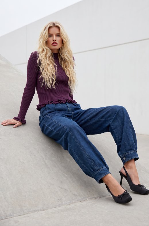 Mixed Brands - Balloon jeans 9379 - Blue