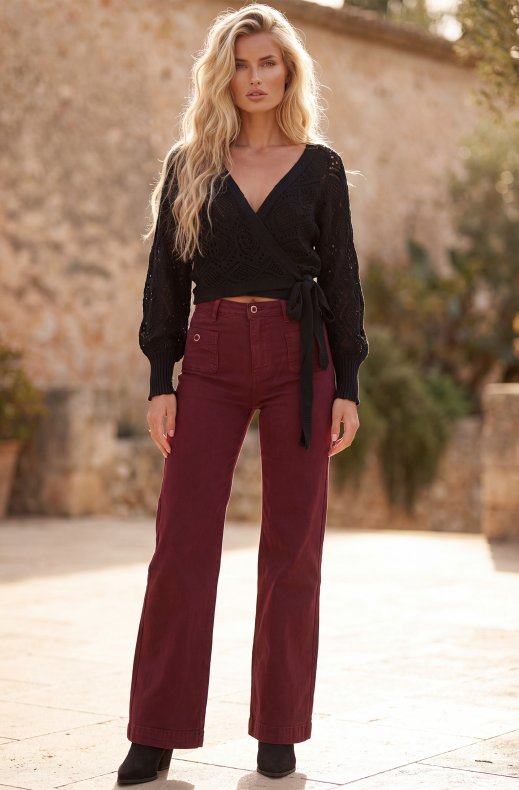 Mixed Brands - Jeans H3535 - Bordeaux