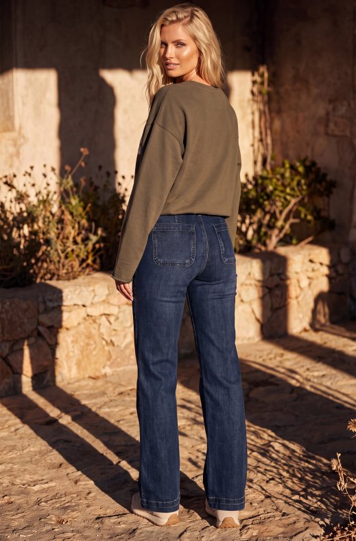 Mixed Brands - Jeans with pockets 4094 - Denim Blue
