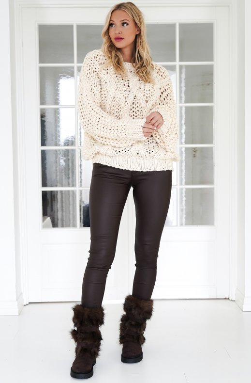 Mixed Brands - Knitted Sweater 7339 - Beige