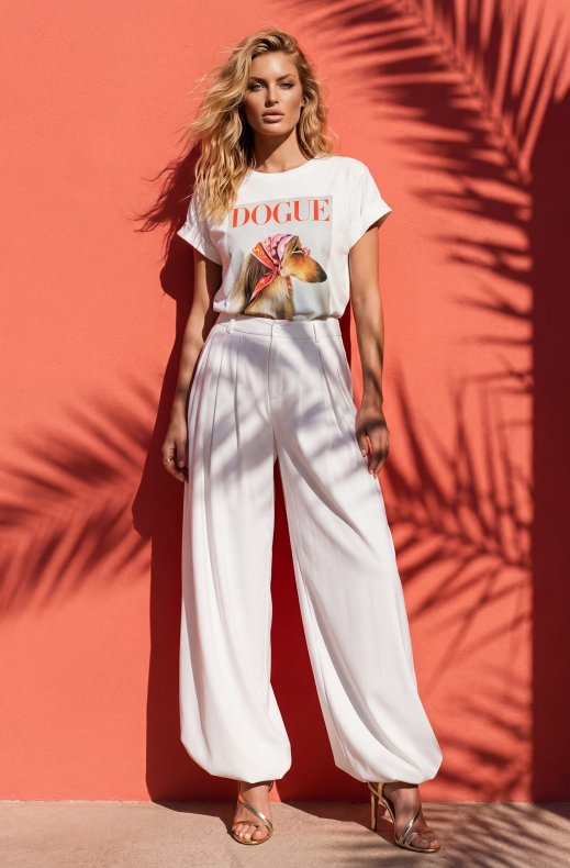 Mixed Brands - Dogue Tshirt 4305810 - White