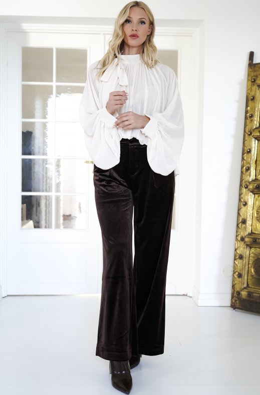 Mixed Brands - Plisse Blouse 24037 - Beige