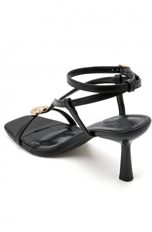 Mixed Brands - Heart Sandal 3283 - Black