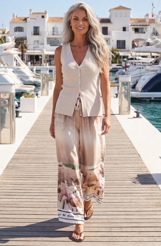 Mixed Brands - Pant Santorini 80012 - Mocha