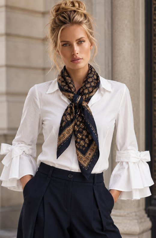 Mixed Brands - Scarf FL82107-280 - Navy