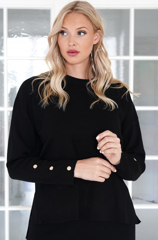 Mixed Brands - Set Sweater and Pant 6366 - Black