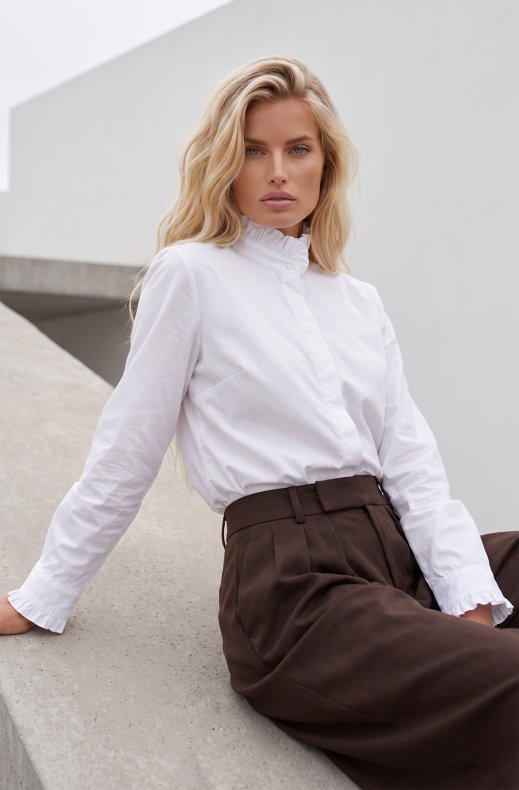 Mixed Brands - Shirt with frills H0353086 - White