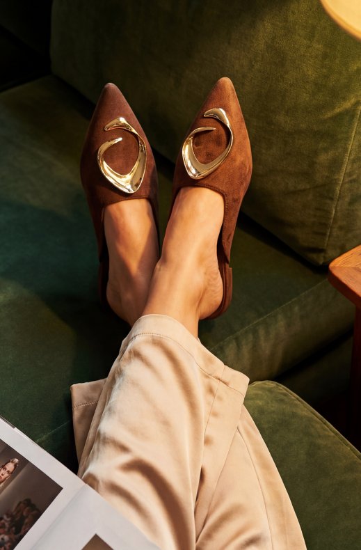 Mixed Brands - Slippers P-1490 - Brown