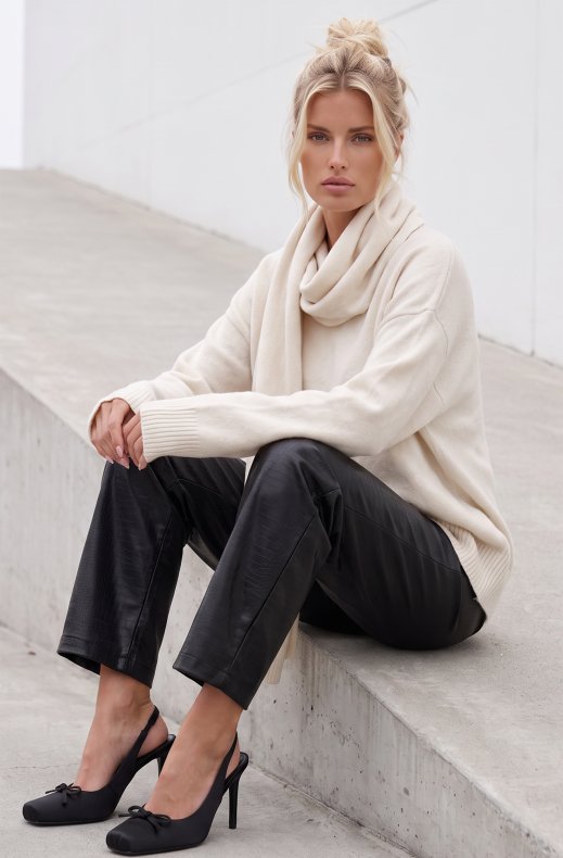 Mixed Brands - Sjal-Sweater PUX5102 - Ecru