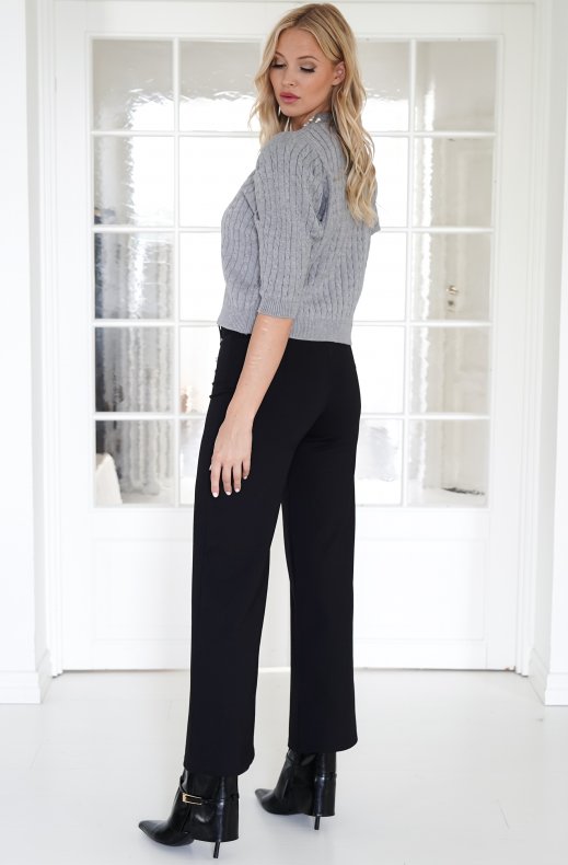 Mixed Brands - Pullover with pearls 25362 - Grey