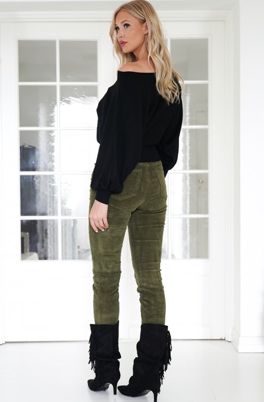 Mixed Brands - Top Asymmetric one shoulder 98030 - Black