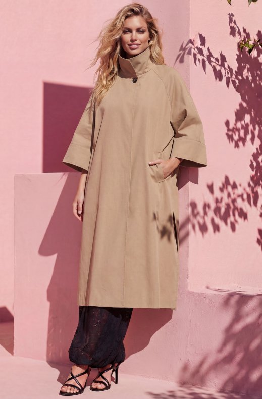 Mixed Brands - Oversized Jacket V26019 - Camel