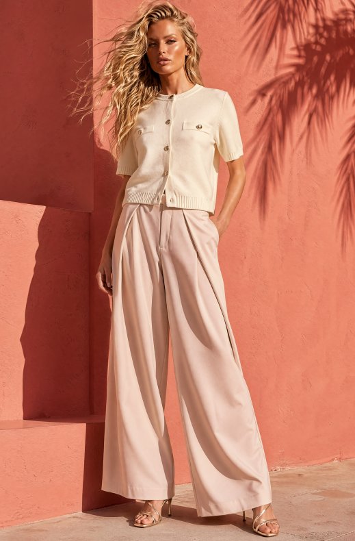 Mixed Brands - Trendy Pant P26039 - Beige