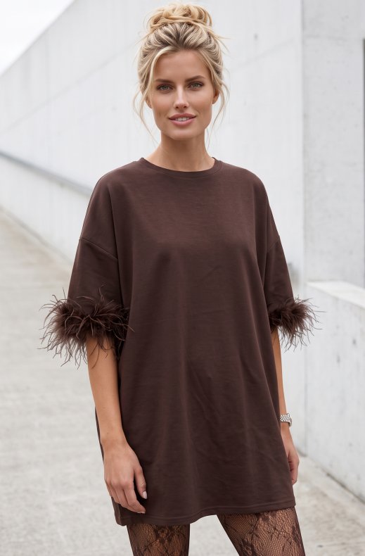 Mixed Brands - Dress 9478 - Cafe