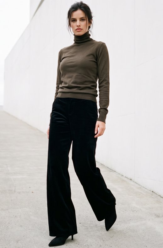 Mixed Brands - Knitted Turtleneck 1026 - Khaki