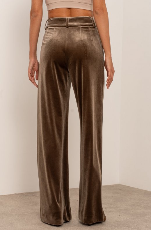 Mixed Brands - Velvet Pants 2501 - Taupe